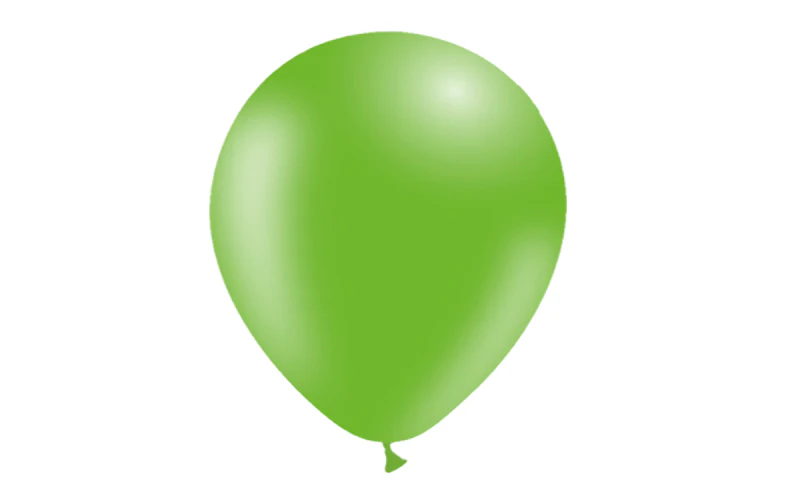 12'' Balloonia Latex Balloons Professional Line Standard Apple Green (50 Per Bag) - Image 3
