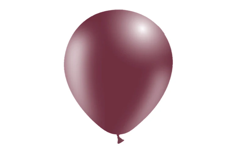 12'' Balloonia Latex Balloons Professional Line Standard Burgundy (50 Per Bag) - Image 3