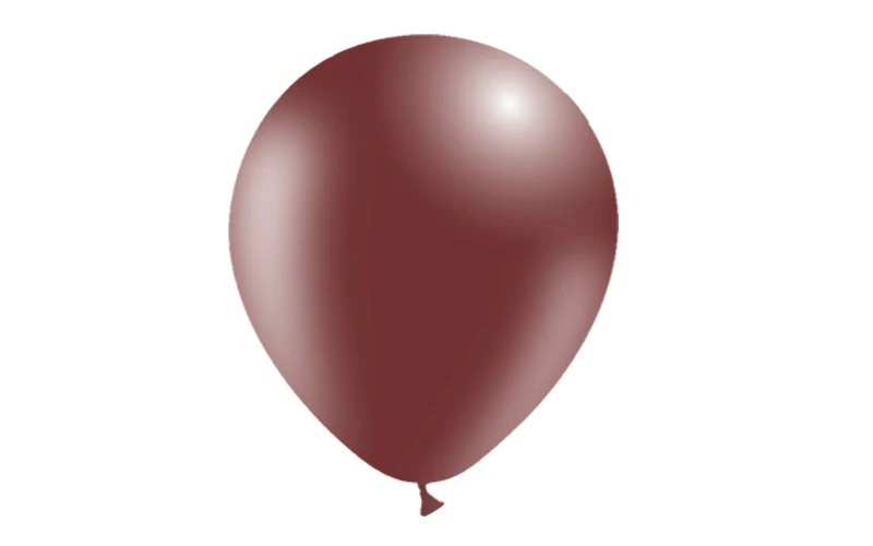 12'' Balloonia Latex Balloons Professional Line Standard Chocolate (50 Per Bag) - Image 3