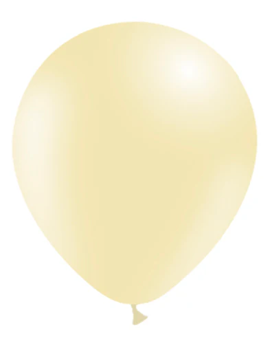 12'' Balloonia Latex Balloons Professional Line Standard Ivory (50 Per Bag)
