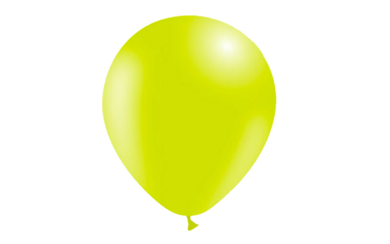 12'' Balloonia Latex Balloons Professional Line Standard Lime Green (50 Per Bag) - Image 3