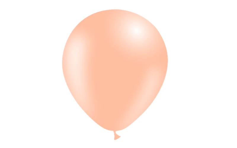 12'' Balloonia Latex Balloons Professional Line Standard Peach (50 Per Bag) - Image 2