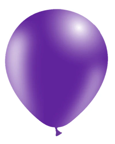 12'' Balloonia Latex Balloons Professional Line Standard Purple (50 Per Bag)