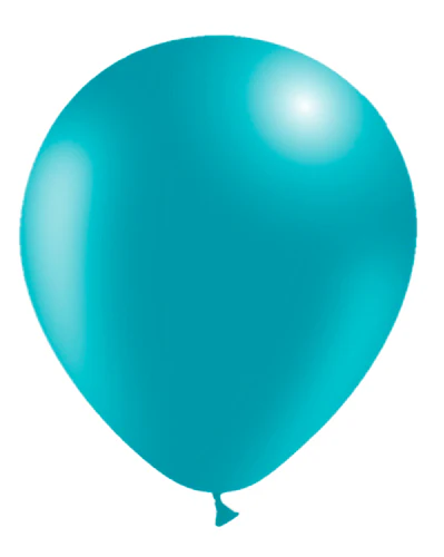 12'' Balloonia Latex Balloons Professional Line Standard Turquoise (50 Per Bag)