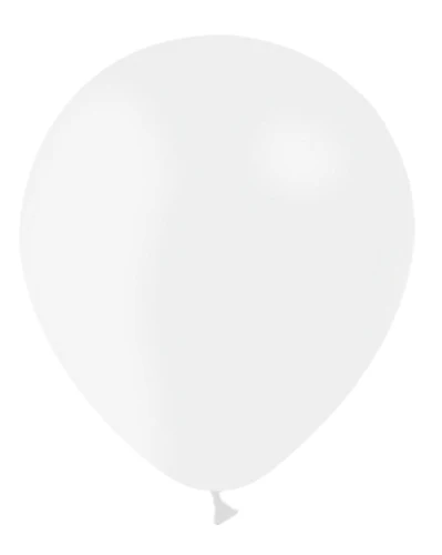 12'' Balloonia Latex Balloons Professional Line Standard White (50 Per Bag)