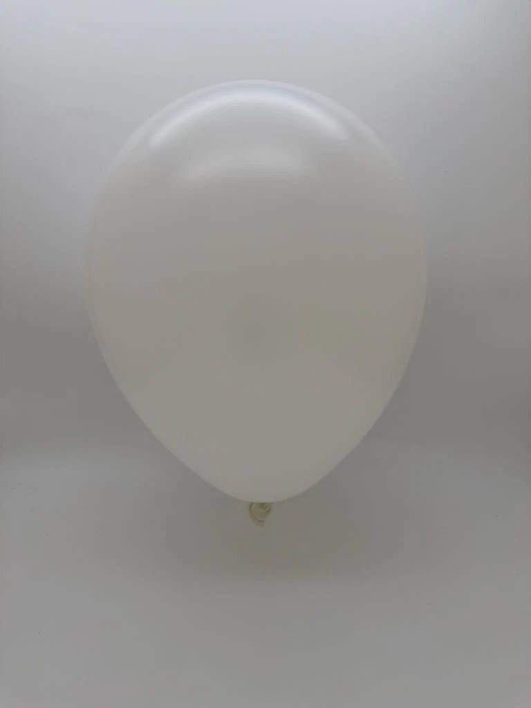 12'' Balloonia Latex Balloons Professional Line Standard White (50 Per Bag) - Image 2