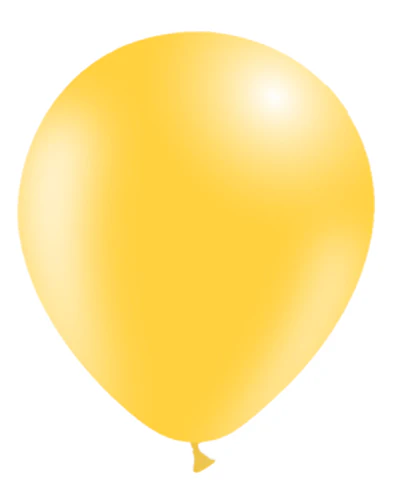 12'' Balloonia Latex Balloons Professional Line Standard Yellow (50 Per Bag)