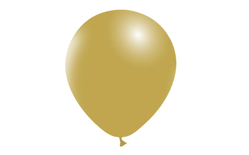 12'' Balloonia Latex Balloons Professional Line Vintage Mustard (50 Per Bag) - Image 3