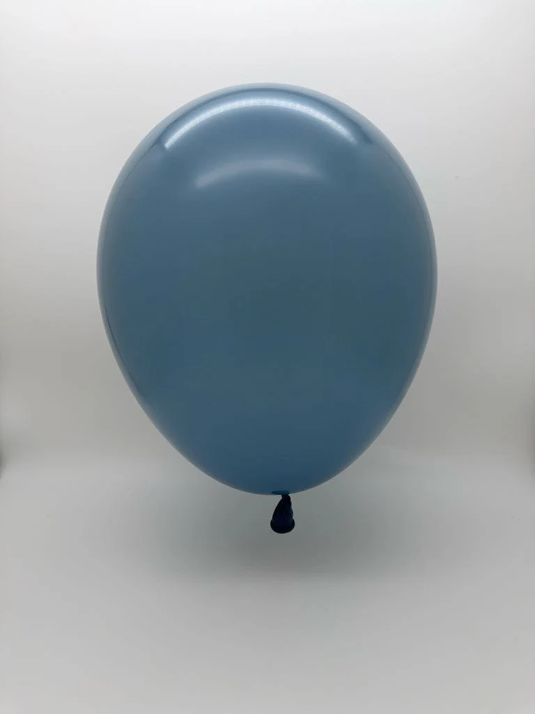 12'' Balloonia Latex Balloons Professional Line Vintage Vintage Blue (50 Per Bag) - Image 2