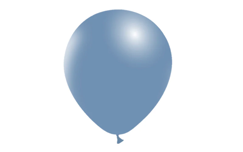 12'' Balloonia Latex Balloons Professional Line Vintage Vintage Blue (50 Per Bag) - Image 3