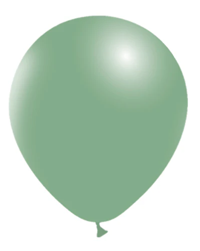 12'' Balloonia Latex Balloons Professional Line Vintage Vintage Green (50 Per Bag)