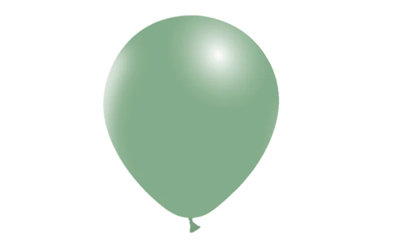 12'' Balloonia Latex Balloons Professional Line Vintage Vintage Green (50 Per Bag) - Image 3