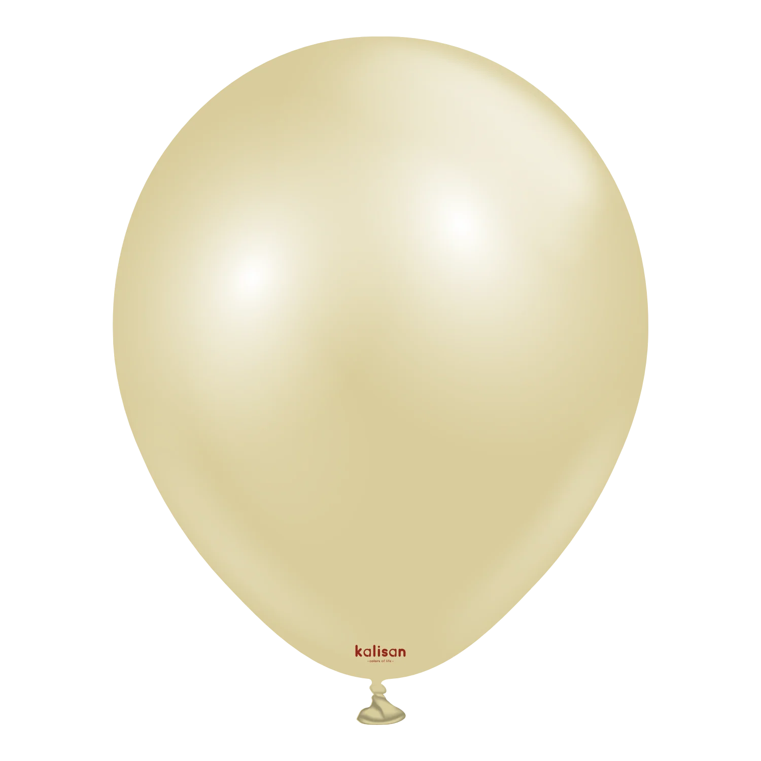 12" Kalisan Brand Latex Balloons Aura Antique Gold - XL SuperSize Bag Count (250 Per Bag)