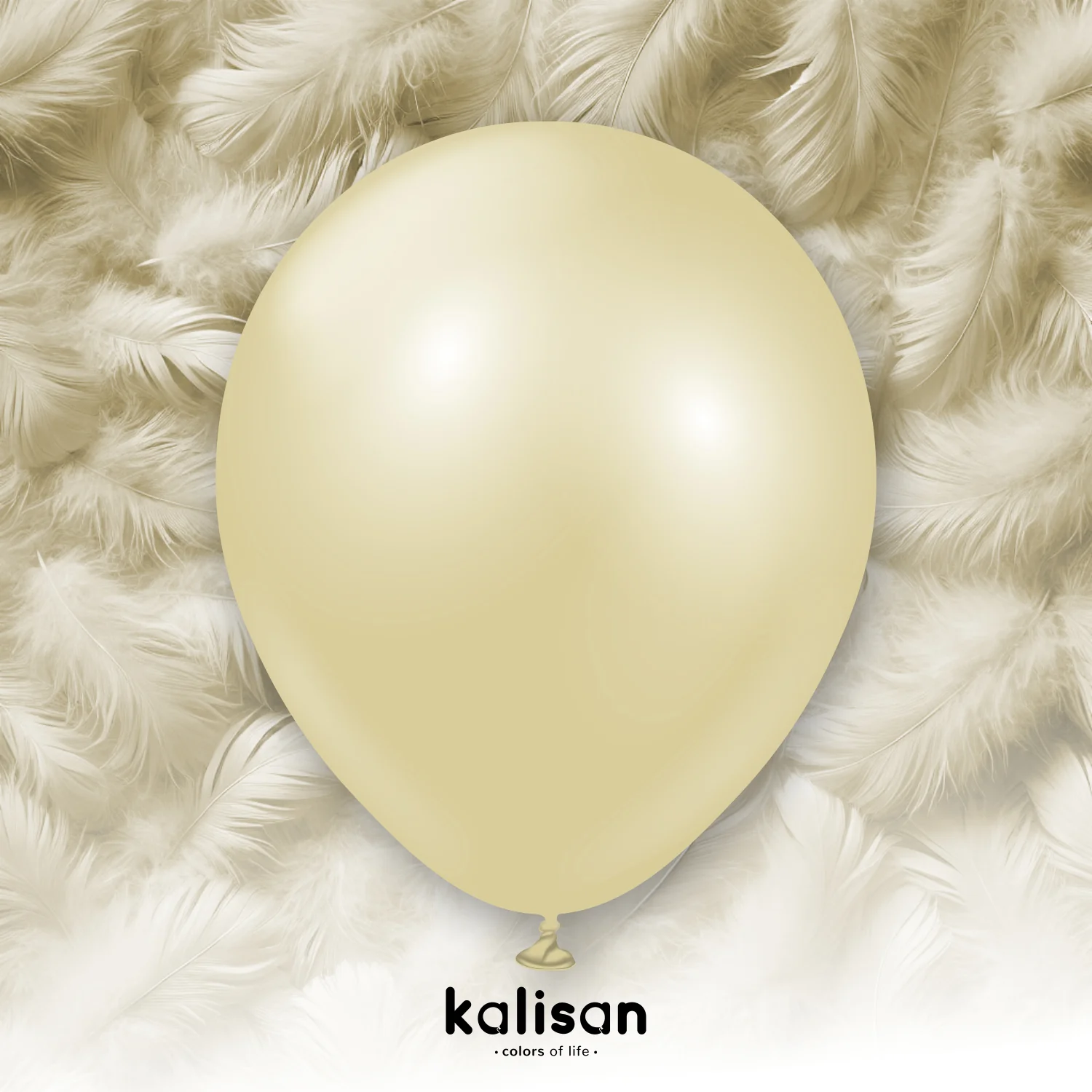 12" Kalisan Brand Latex Balloons Aura Antique Gold (50 Per Bag) - Image 5