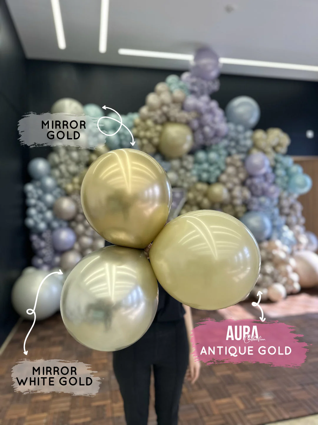 12" Kalisan Brand Latex Balloons Aura Beige Cream - XL SuperSize Bag Count (250 Per Bag) - Image 13