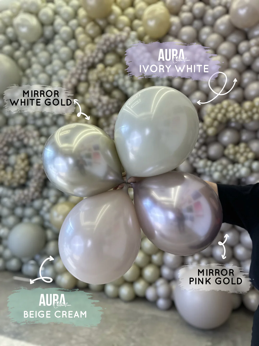 12" Kalisan Brand Latex Balloons Aura Ice Mint (50 Per Bag) - Image 14