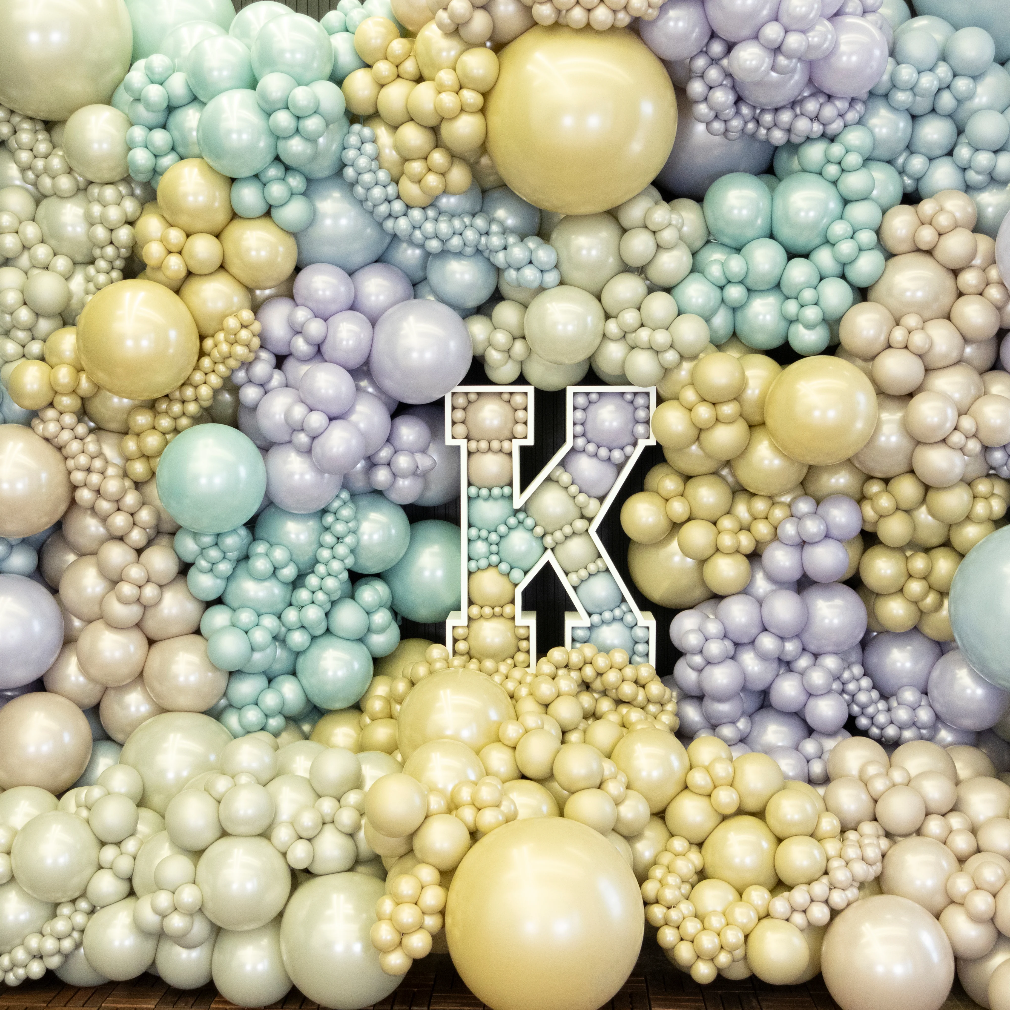 12" Kalisan Brand Latex Balloons Aura Ice Mint (50 Per Bag) - Image 21