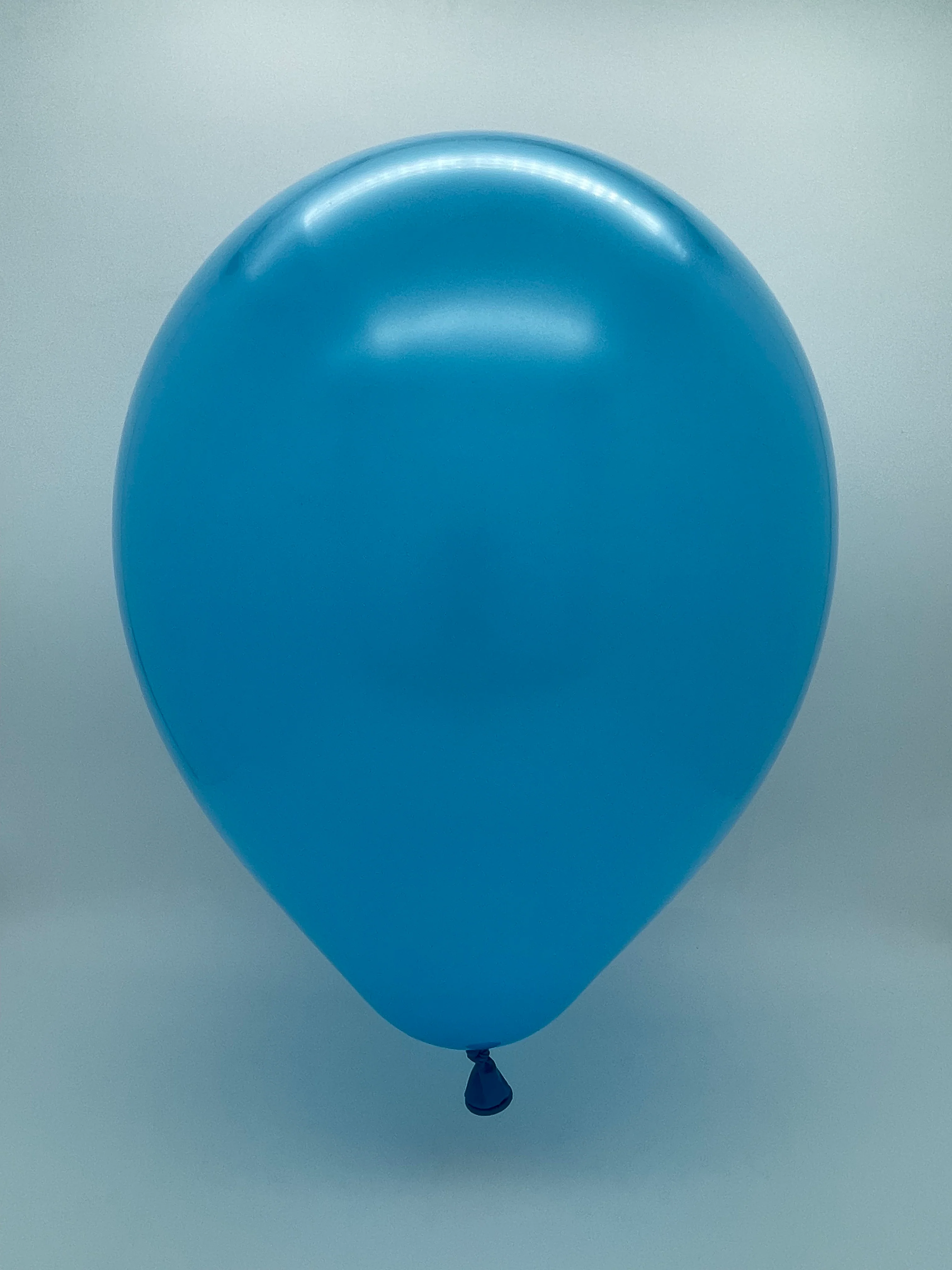 12" Kalisan Latex Balloons Standard Caribbean Blue (50 Per Bag) - Image 2