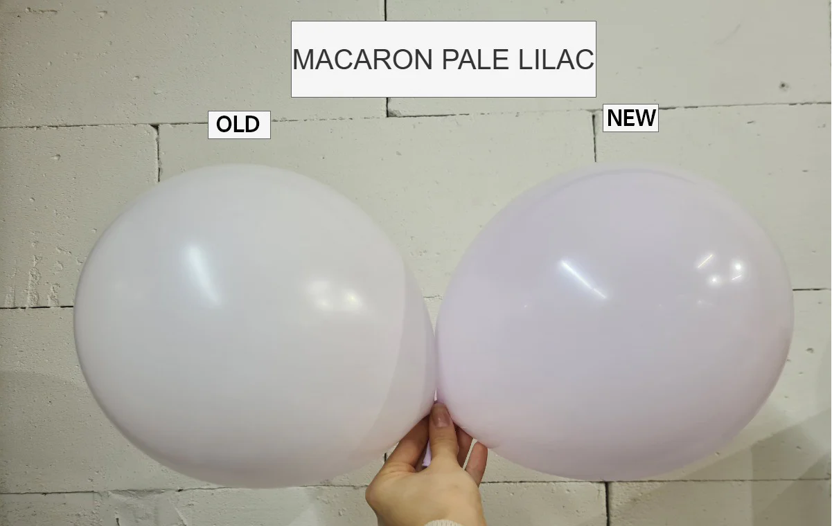 12" ** (Discontinued Old Shade) ** Kalisan Latex Balloons Standard Macaron Pale Lilac (50 Per Bag) - Image 3