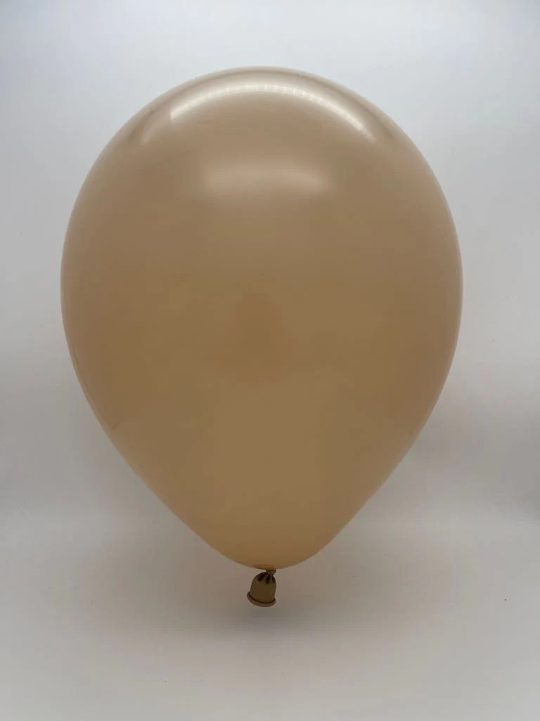 12" Kalisan Latex Balloons Standard Hazelnut - XL SuperSize Bag Count (500 Per Bag) - Image 2