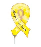 13" Airfill Only (Sticks Sold Separately) Always in Our Hearts Balloon