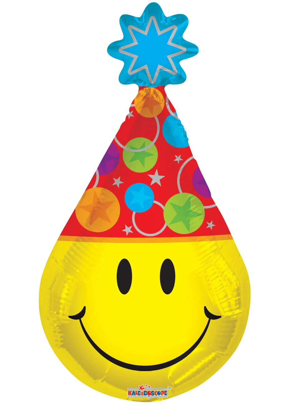 13" Airfill Only (Sticks Sold Separately) Smile Face Party Hat Balloon