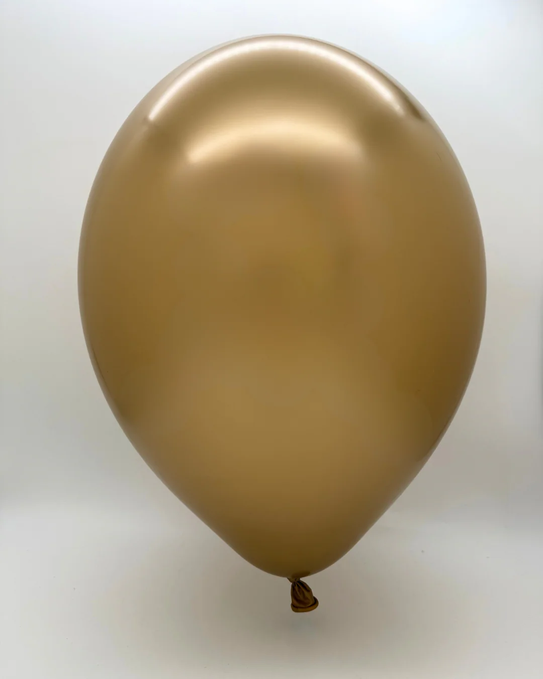 13" Cattex Titanium (Chrome/Mirror) Gold Latex Balloons (50 Per Bag) - Image 4