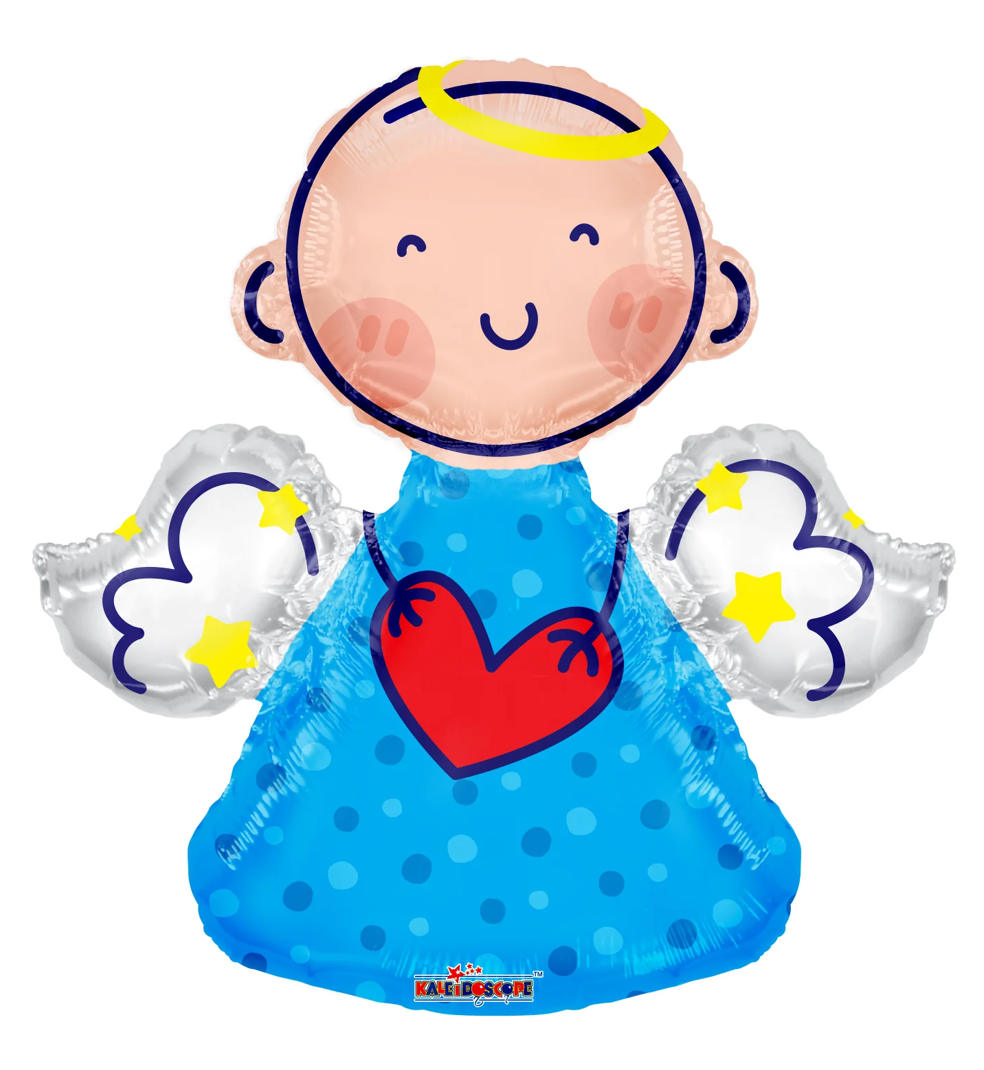 14" Airfill Only (Sticks Sold Separately) Angel Blue Shape Balloon