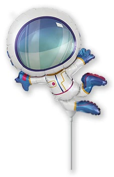 14" Airfill Only (Sticks Sold Separately) Astronaut Mini Foil Balloon