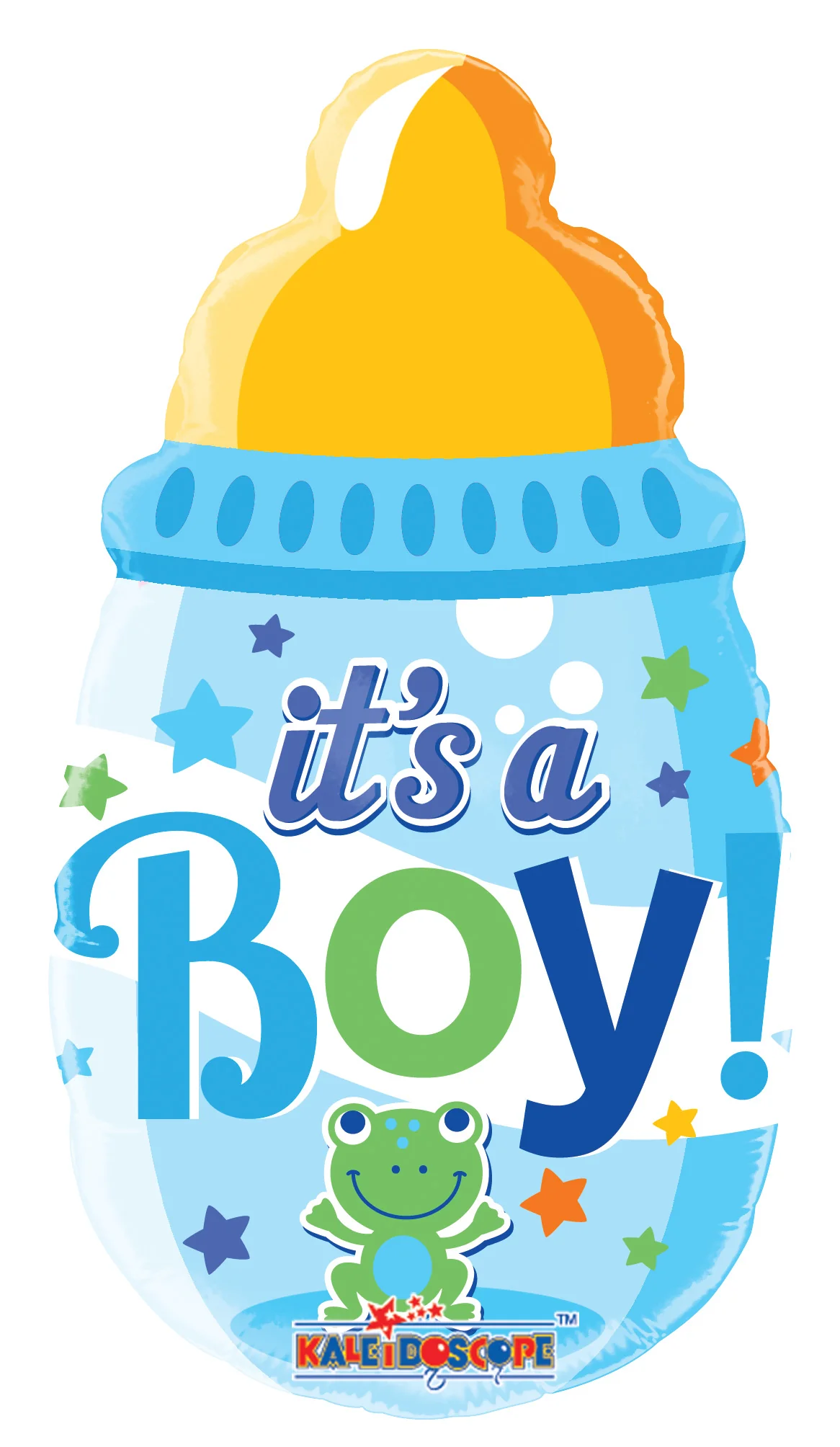 14" Airfill Only (Sticks Sold Separately) Baby Bottle Boy Mini Shape Balloon