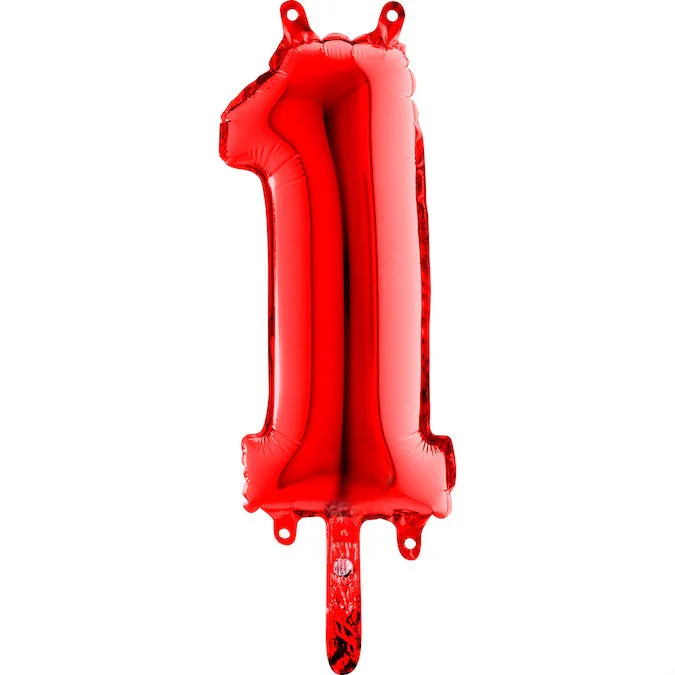 14" Airfill Only (Sticks Sold Separately) (Self Sealing) Number 1 Red Balloon