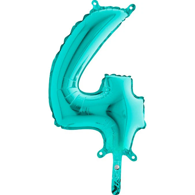 14" Airfill Only (Sticks Sold Separately) (Self Sealing) Number 4 Tiffany Balloon