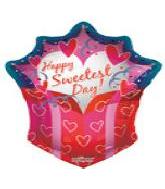 14" Airfill Only (Sticks Sold Separately) Sweetest Day Gift Jumbo Shape Balloon