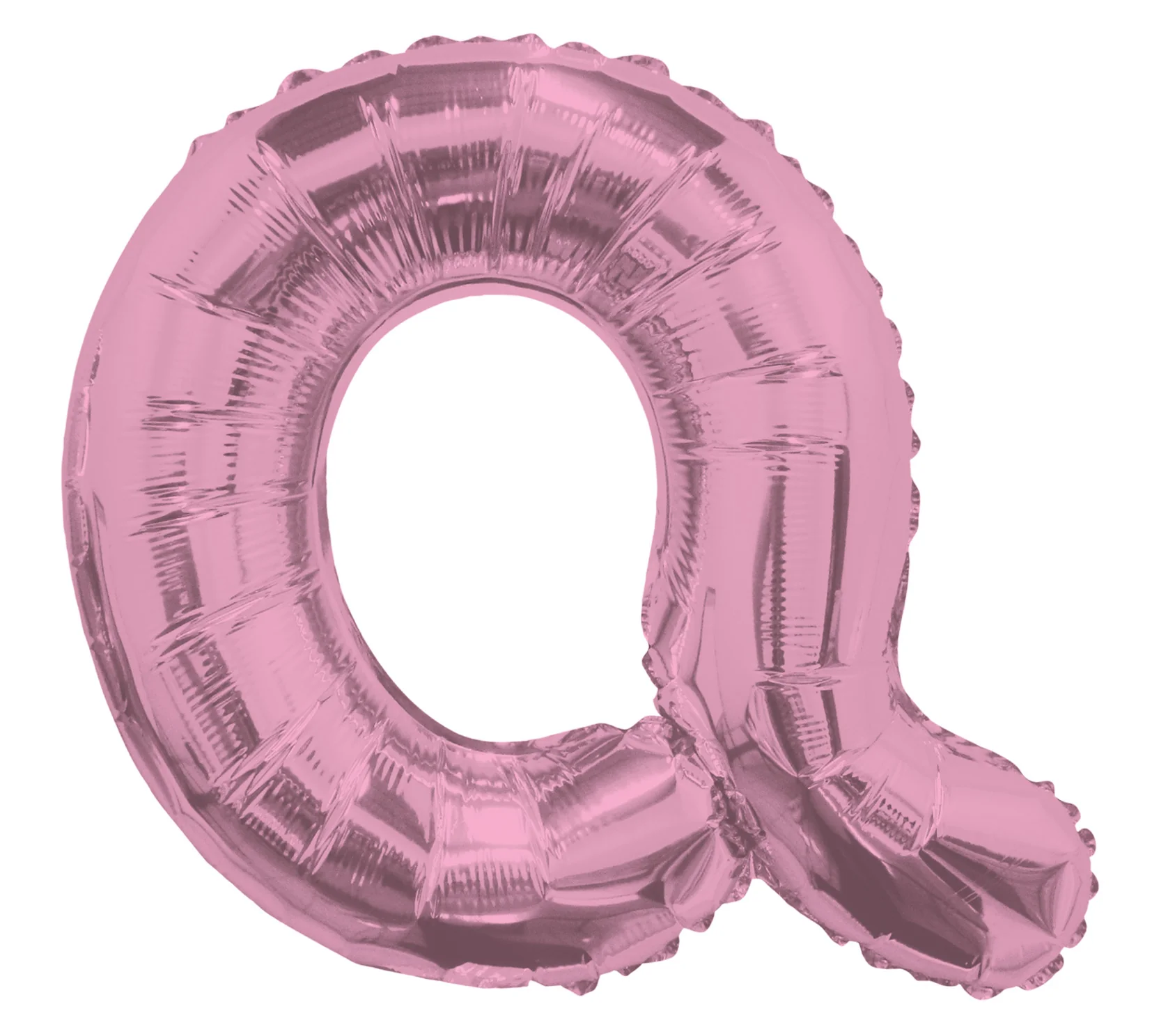 14" Airfill with Valve Only Letter Q Pink Balloon (Sticks Sold Separately)