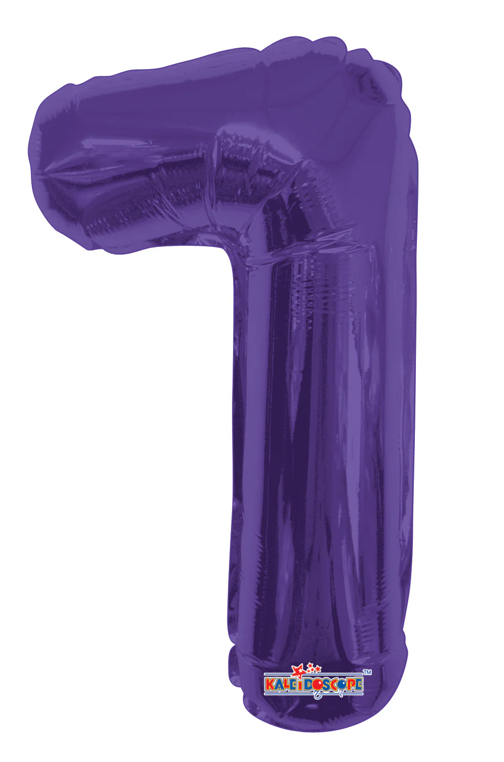 14" Airfill with Valve Only Number 1 Purple Balloon (Sticks Sold Separately)