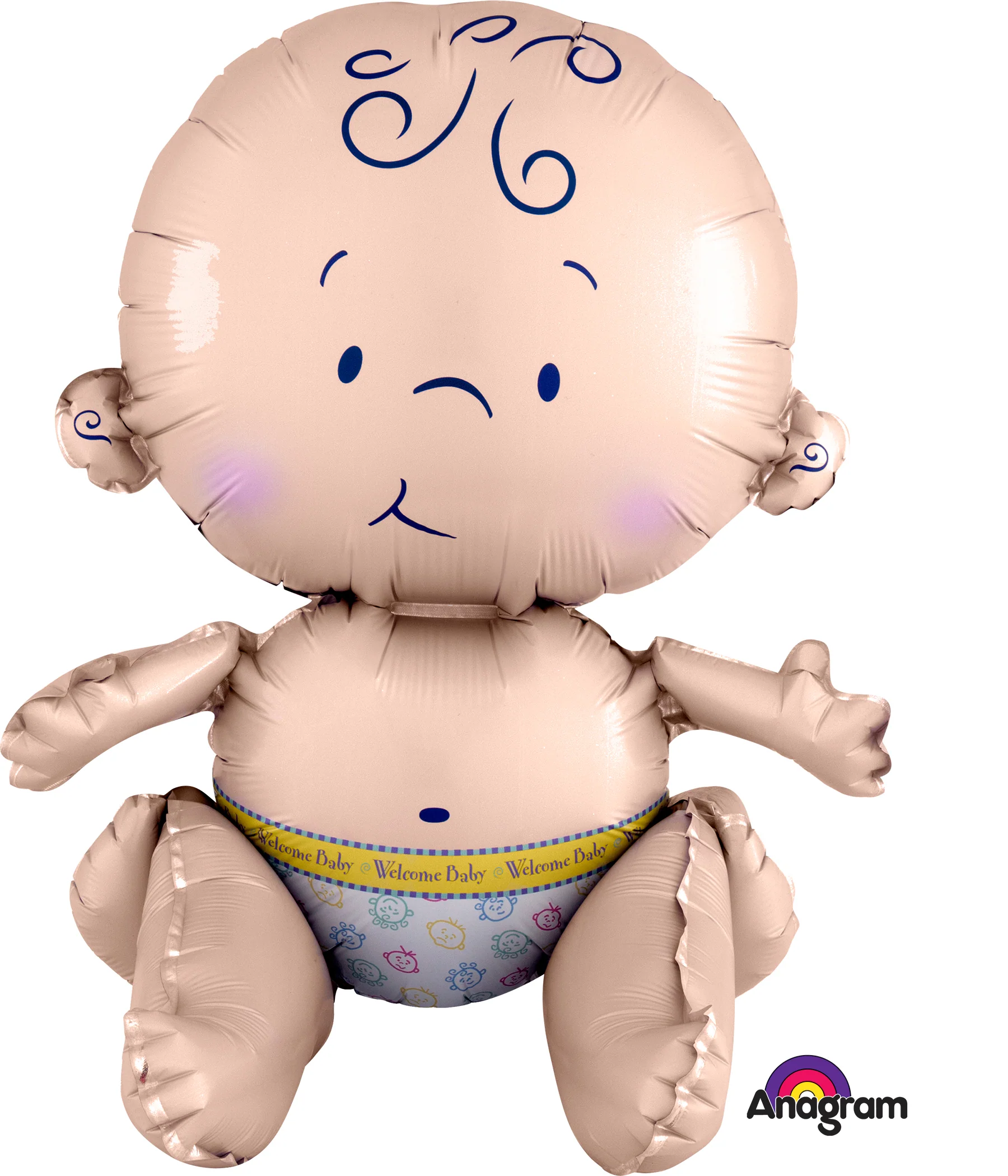 15" Airfill Only Sitting Baby Balloon