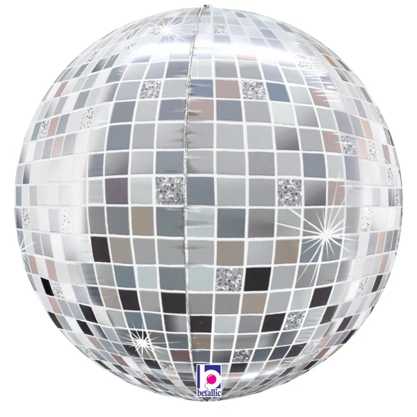15" Disco Ball Globe Foil Balloon - Image 2