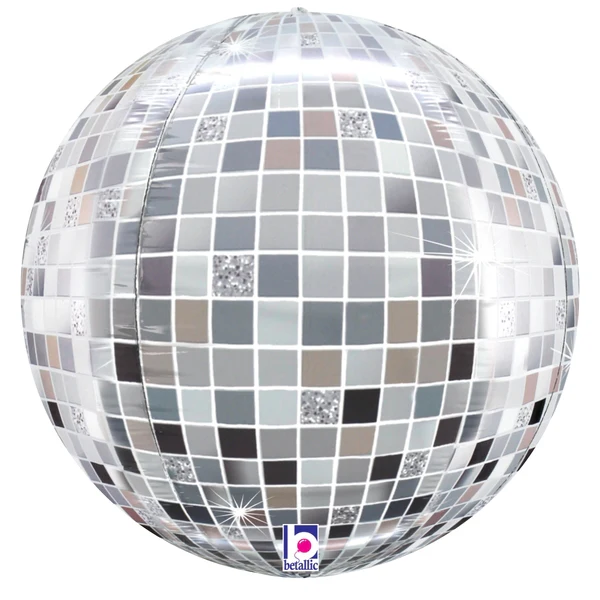 15" Disco Ball Globe Foil Balloon - Image 4
