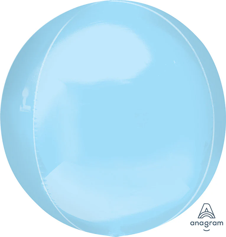 16" Orbz XL Orbz Pastel Blue Foil Balloon
