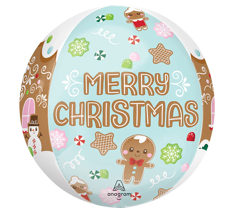 16" Orbz Baking Spirits Bright Christmas Foil Balloon