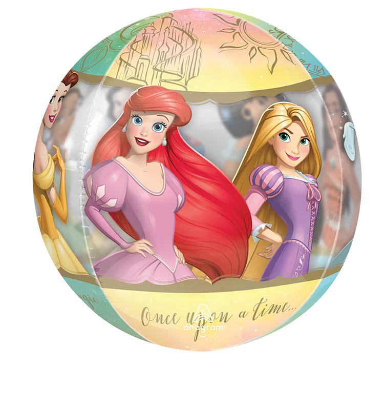 16" Orbz Clear Disney Princess Foil Balloon - Image 2
