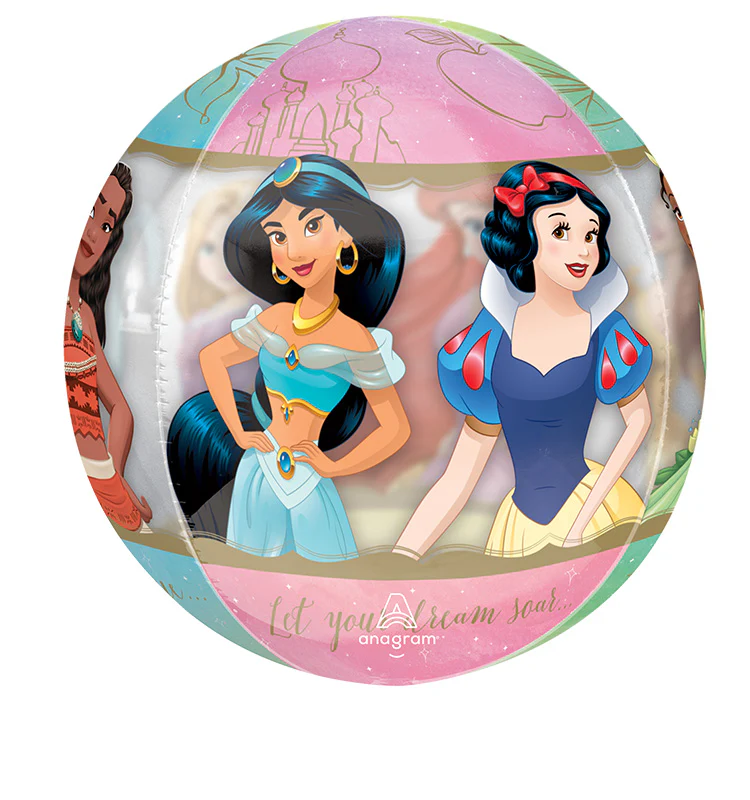 16" Orbz Clear Disney Princess Foil Balloon - Image 4