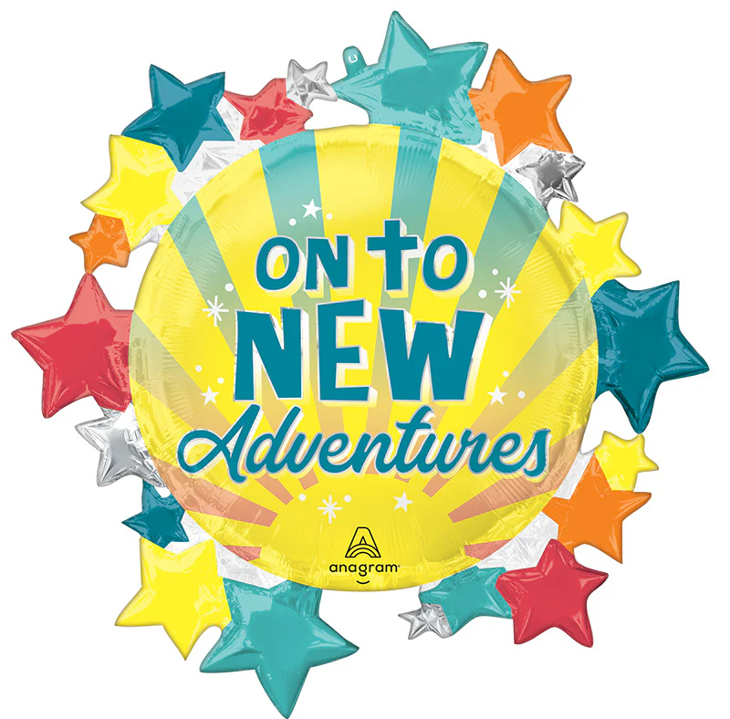 16" Orbz On To New Adventures Foil Balloon - Image 3