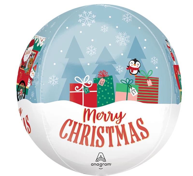 16" Orbz North Pole Express Christmas Foil Balloon - Image 2
