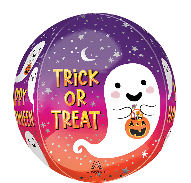 16" Orbz Trick or Treat Halloween Foil Balloon