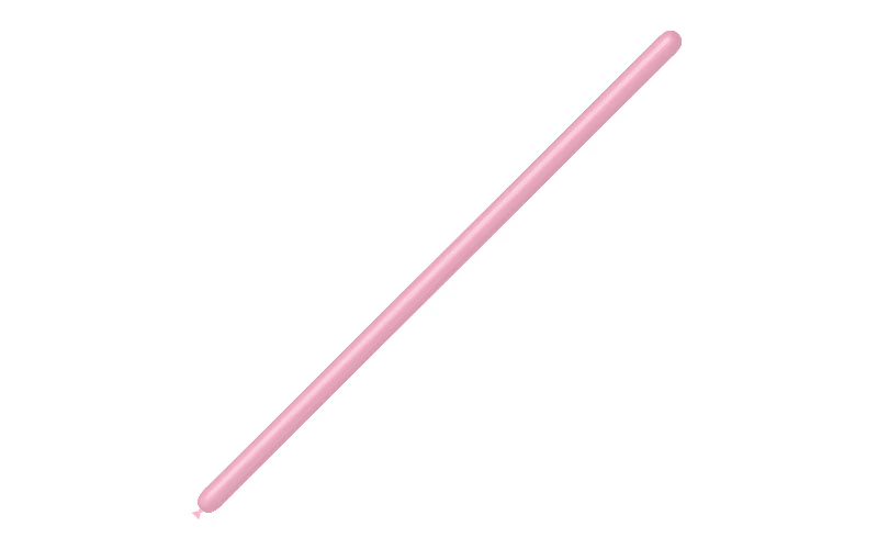 160BN Balloonia Brand Professional Line Twisting/Modelling Latex Balloons Standard Baby Pink (100 Per Bag) - Image 3