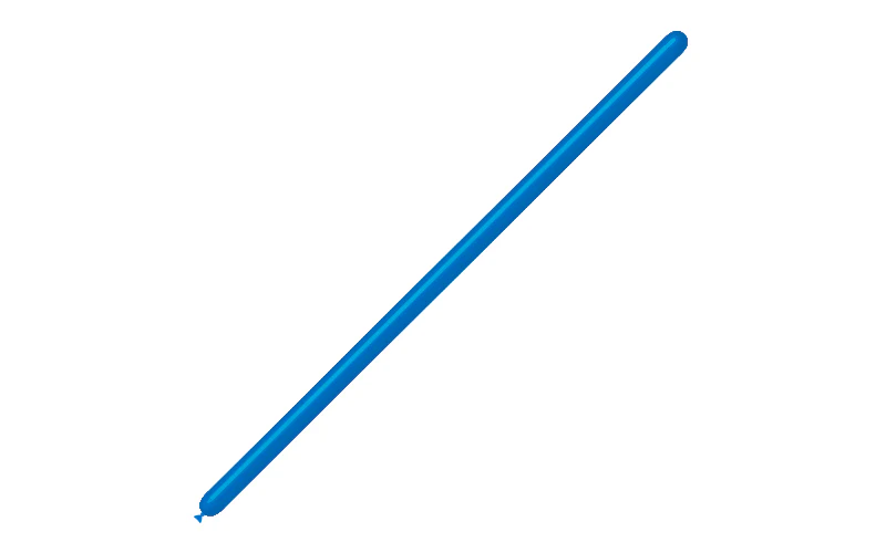 160BN Balloonia Brand Professional Line Twisting/Modelling Latex Balloons Standard Blue (100 Per Bag) - Image 3