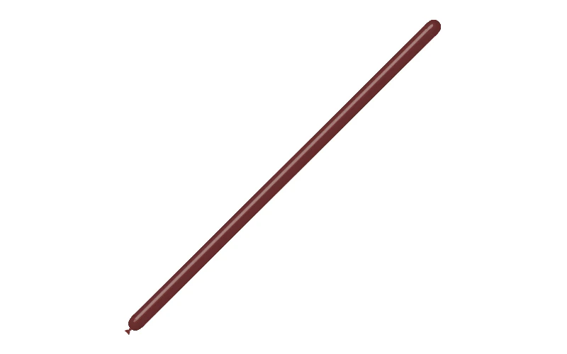 160BN Balloonia Brand Professional Line Twisting/Modelling Latex Balloons Standard Chocolate (100 Per Bag) - Image 3