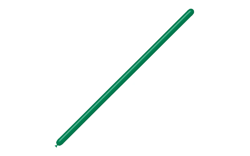 160BN Balloonia Brand Professional Line Twisting/Modelling Latex Balloons Standard Forest Green (100 Per Bag) - Image 3