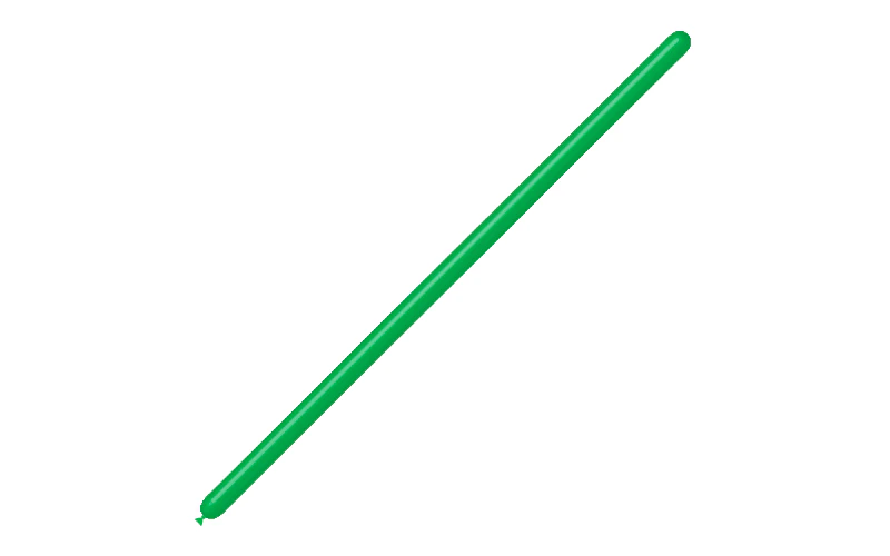 160BN Balloonia Brand Professional Line Twisting/Modelling Latex Balloons Standard Green (100 Per Bag) - Image 3